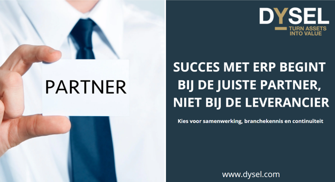 Samenwerking tussen organisatie en ERP-partner vraagt om partnership, met focus op overleg, strategie en optimalisatie