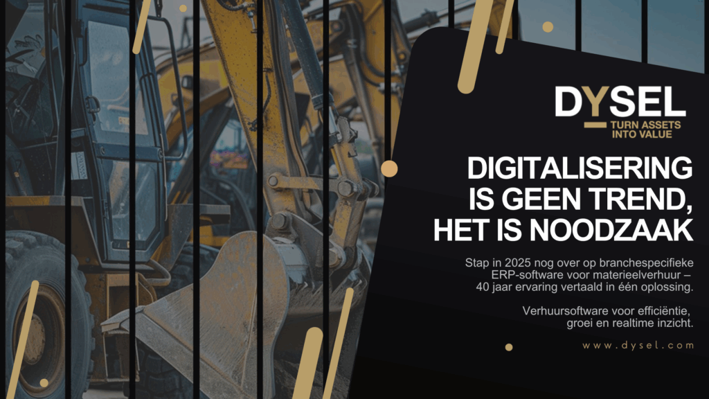 Digitalisering is geen trend, het is noodzaak – Stap in 2025 nog over op branchespecifieke verhuursoftware
