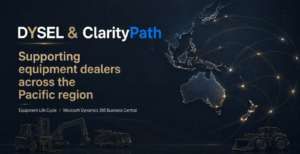 Dysel en Clarity Path kondigen strategische samenwerking aan voor equipment dealers in de Pacific-regio.