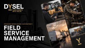 Field Service Management voor equipmentbedrijven met monteur, servicebussen en zwaar materieel