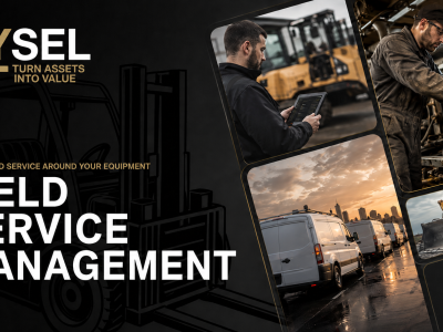 Field Service Management voor equipmentbedrijven met monteur, servicebussen en zwaar materieel
